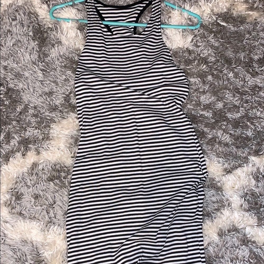 Long striped dress